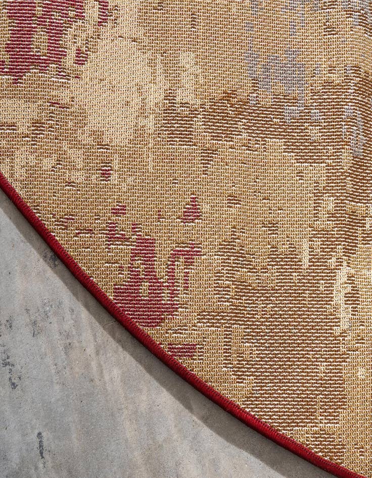 Detail image of 4' x 4' Coffee Shop Round Rug