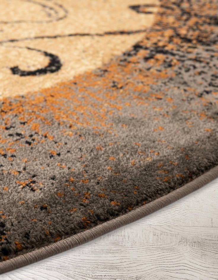 Detail image of 4' x 4' Coffee Shop Round Rug