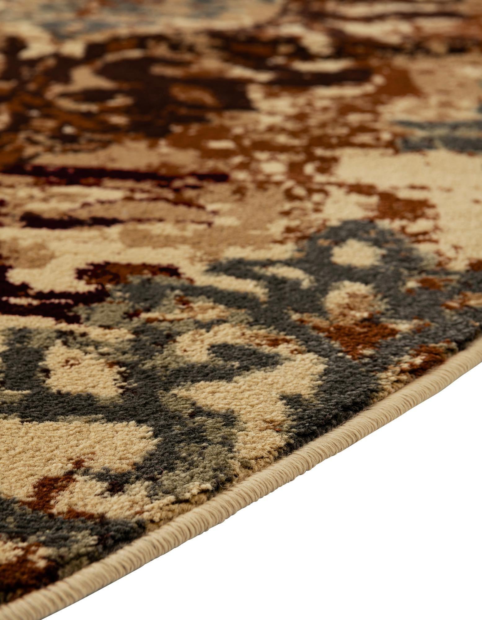 4' x 4' Coffee Shop Round Rug