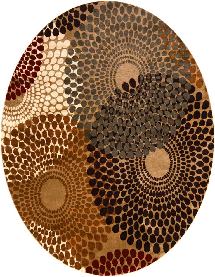 Detail image of 4' x 4' Coffee Shop Round Rug