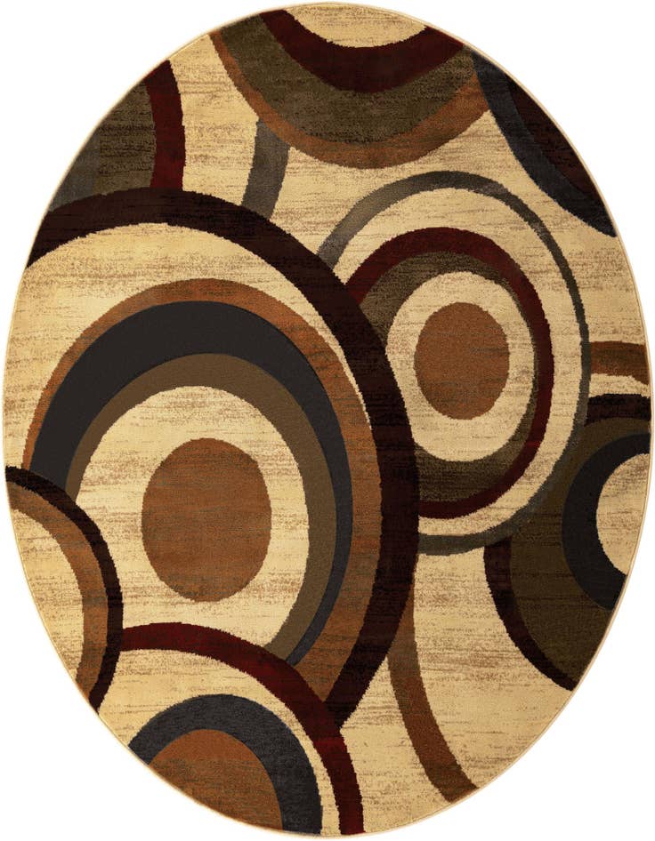 Detail image of 4' x 4' Coffee Shop Round Rug