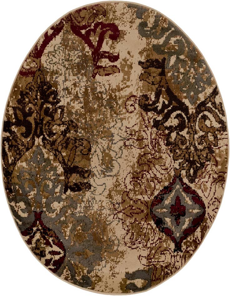 Detail image of 4' x 4' Coffee Shop Round Rug