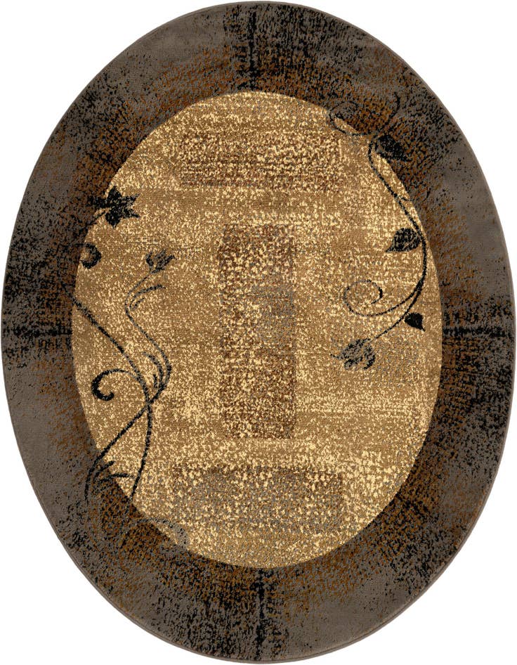 Detail image of 6' x 6' Coffee Shop Round Rug