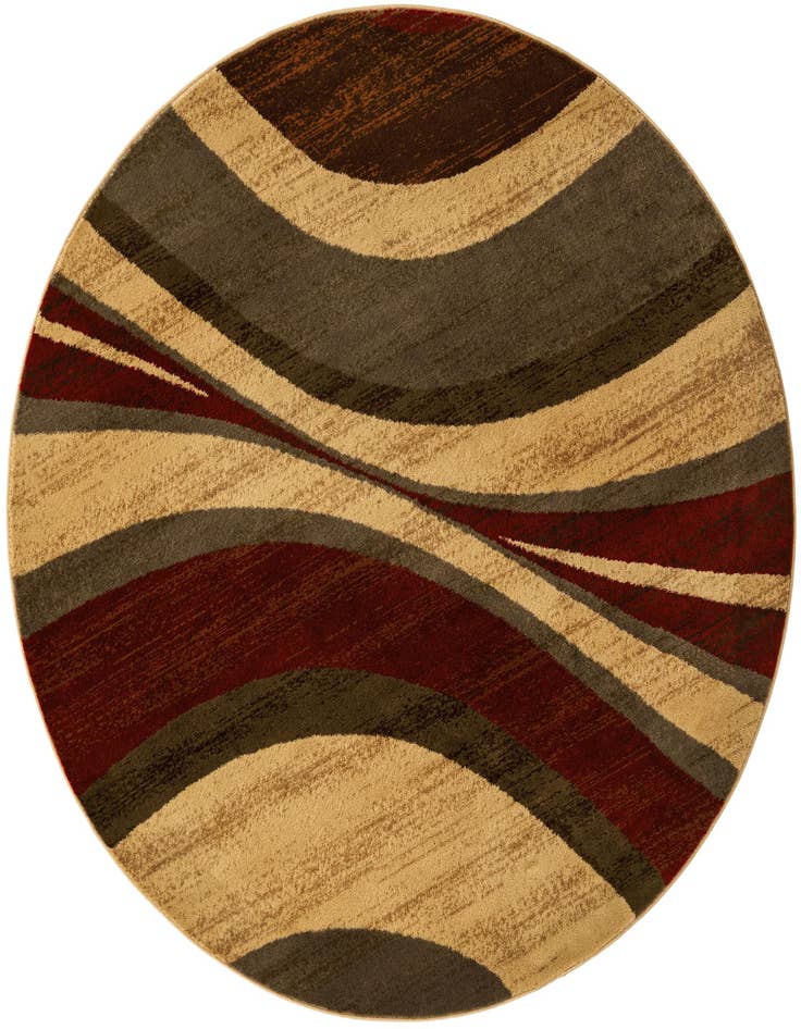 Detail image of 6' x 6' Coffee Shop Round Rug