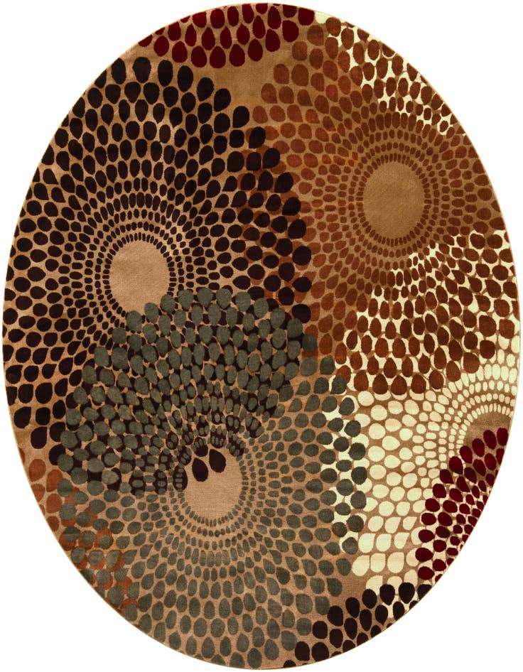 Detail image of 10' x 10' Coffee Shop Round Rug