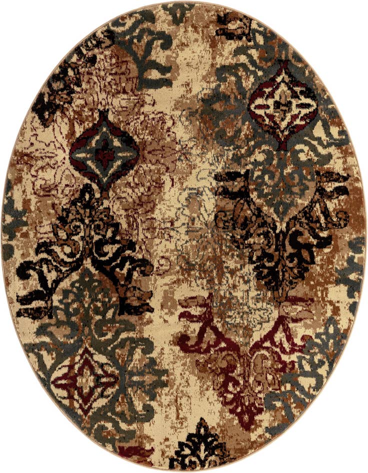 Detail image of 6' x 6' Coffee Shop Round Rug