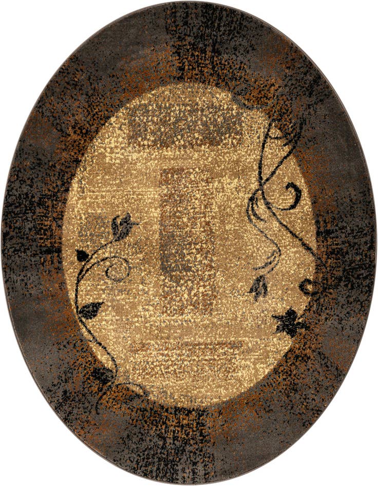 Detail image of 5' 3 x 5' 3 Coffee Shop Round Rug