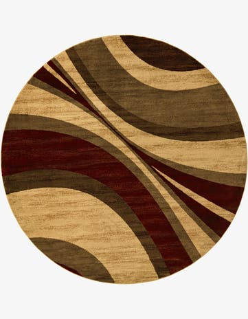 10' x 10' Coffee Shop Round Rug