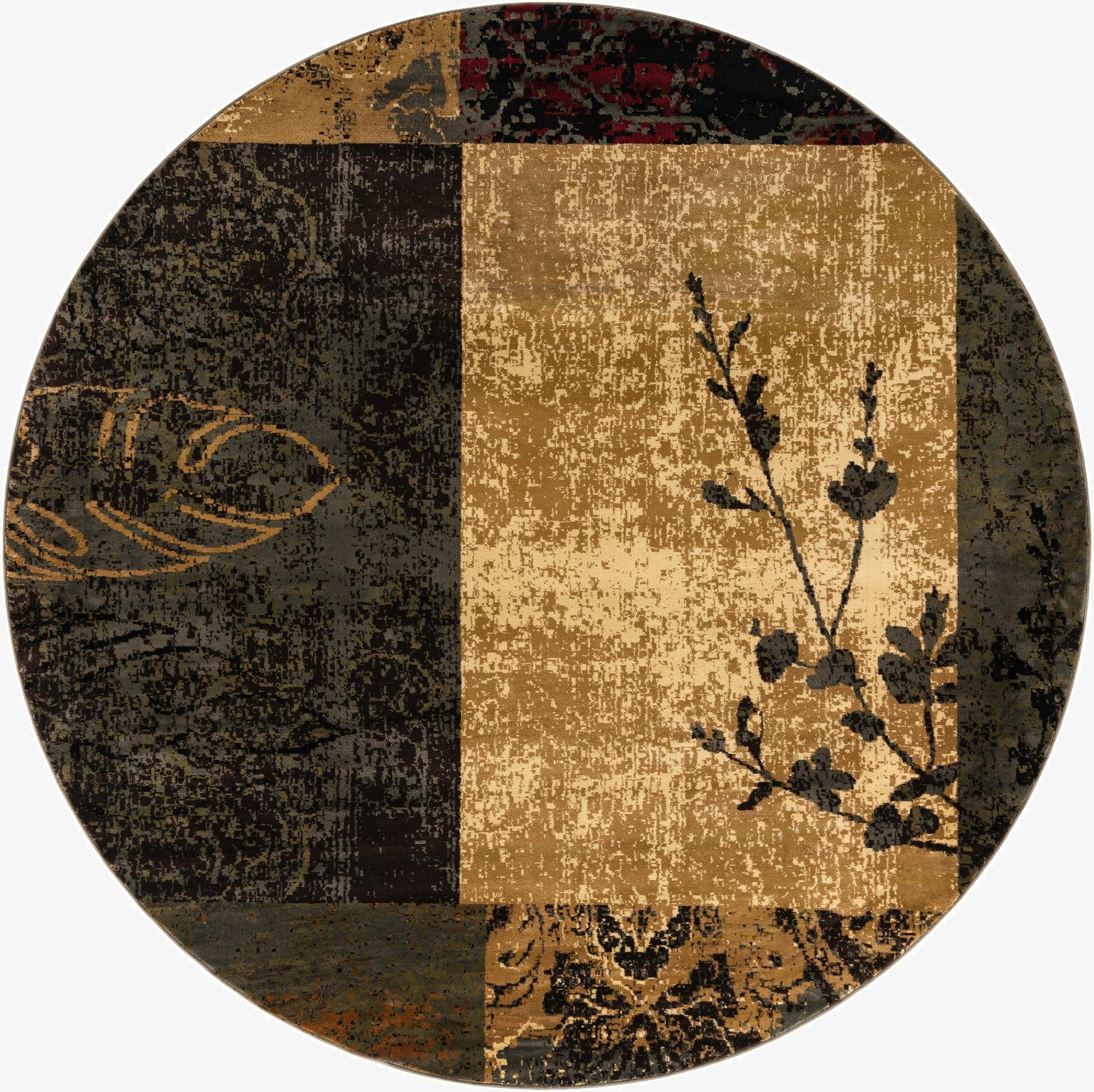 10' x 10' Coffee Shop Round Rug