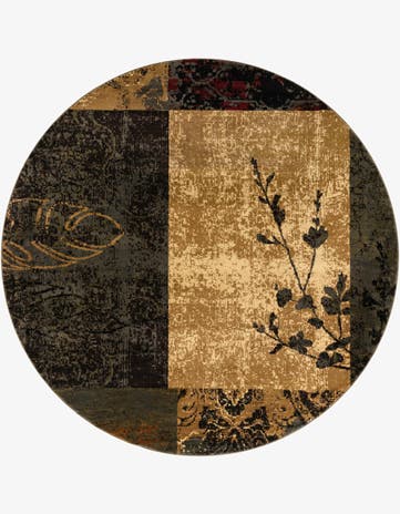 10' x 10' Coffee Shop Round Rug