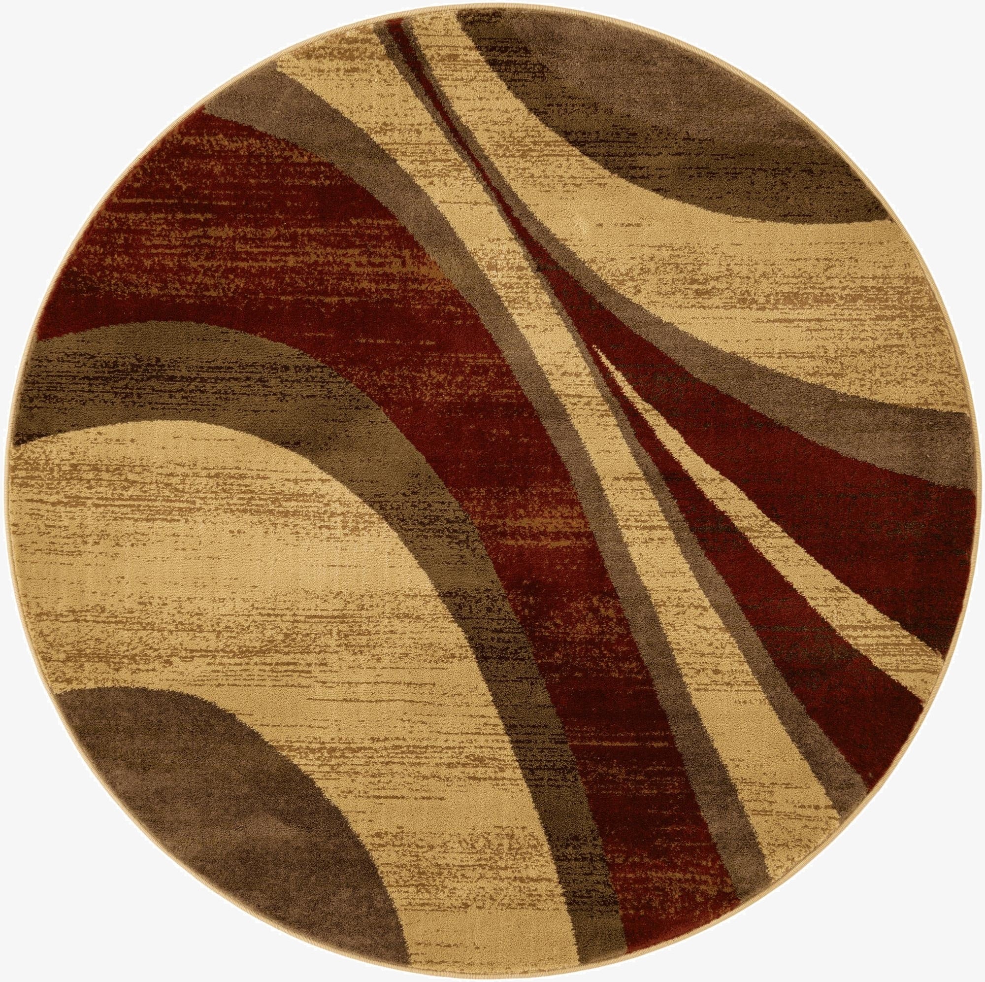 5' 3 x 5' 3 Coffee Shop Round Rug