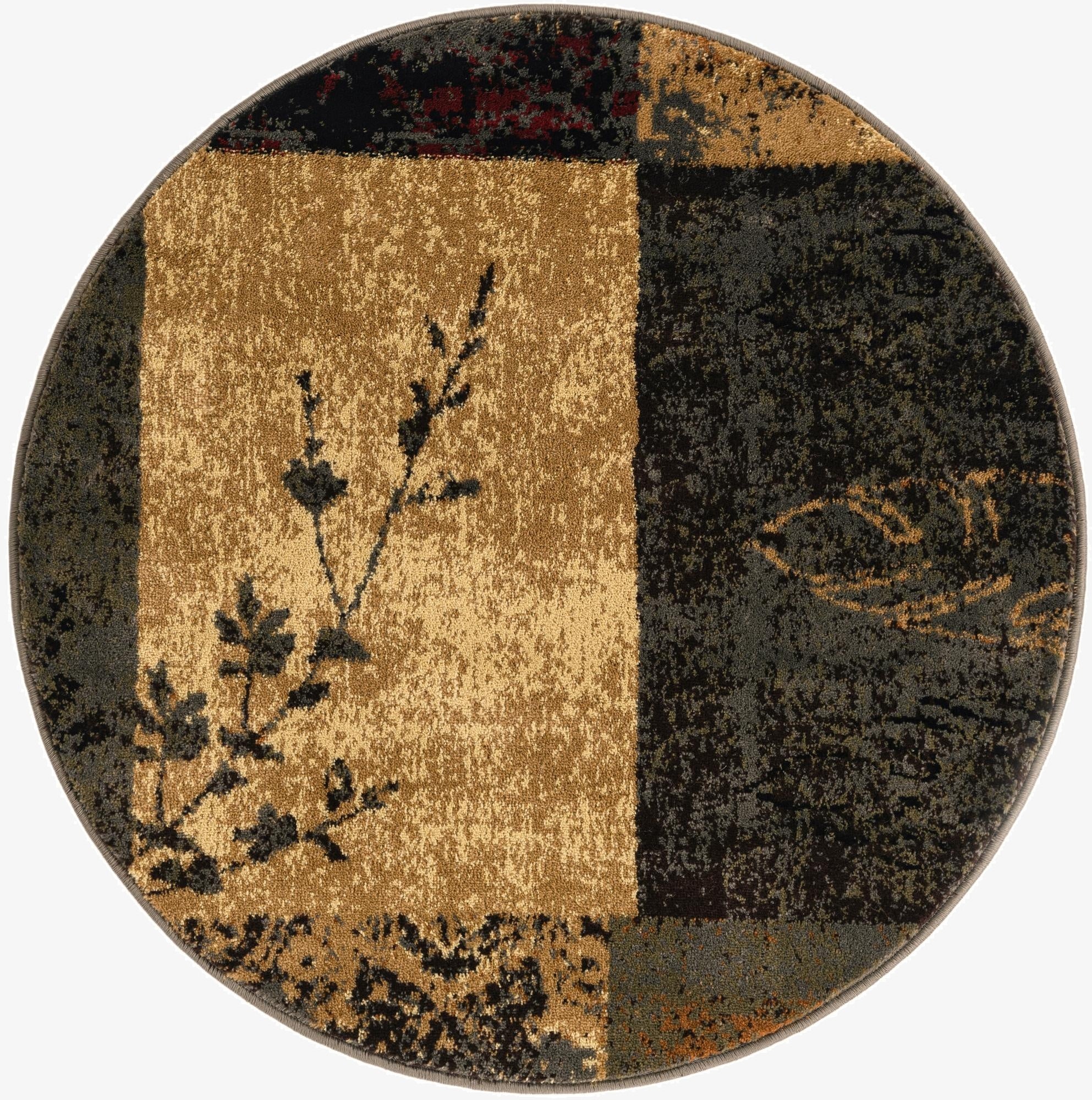 3' x 3' Coffee Shop Round Rug