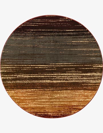 6' x 6' Coffee Shop Round Rug