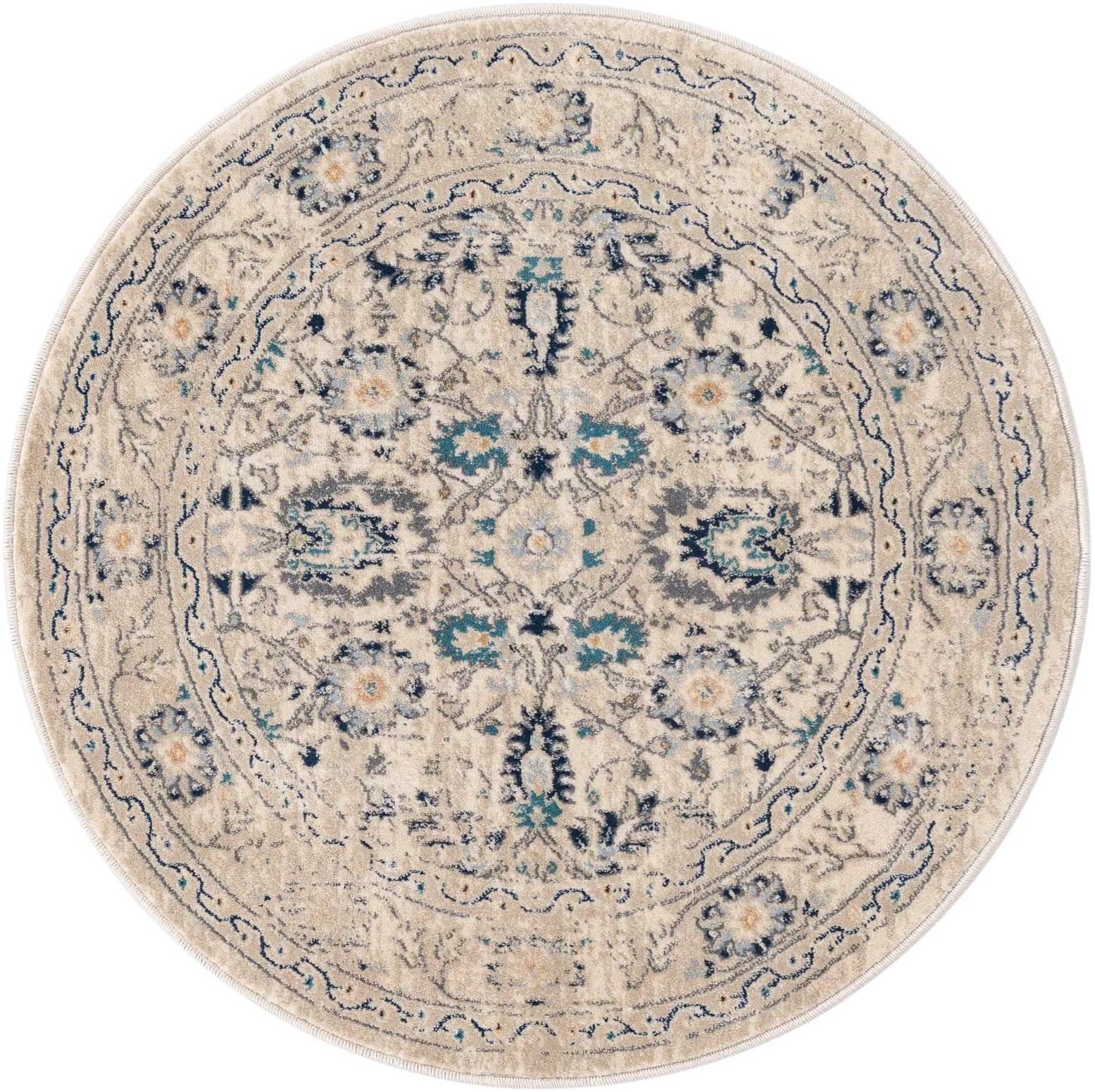 3' 3 x 3' 3 Dahlia Round Rug