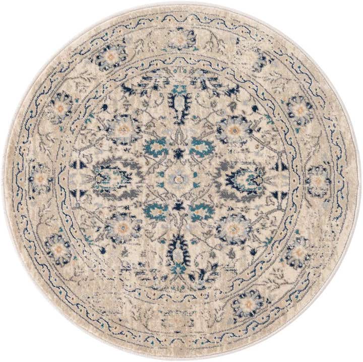 3' 3 x 3' 3 Dahlia Round Rug
