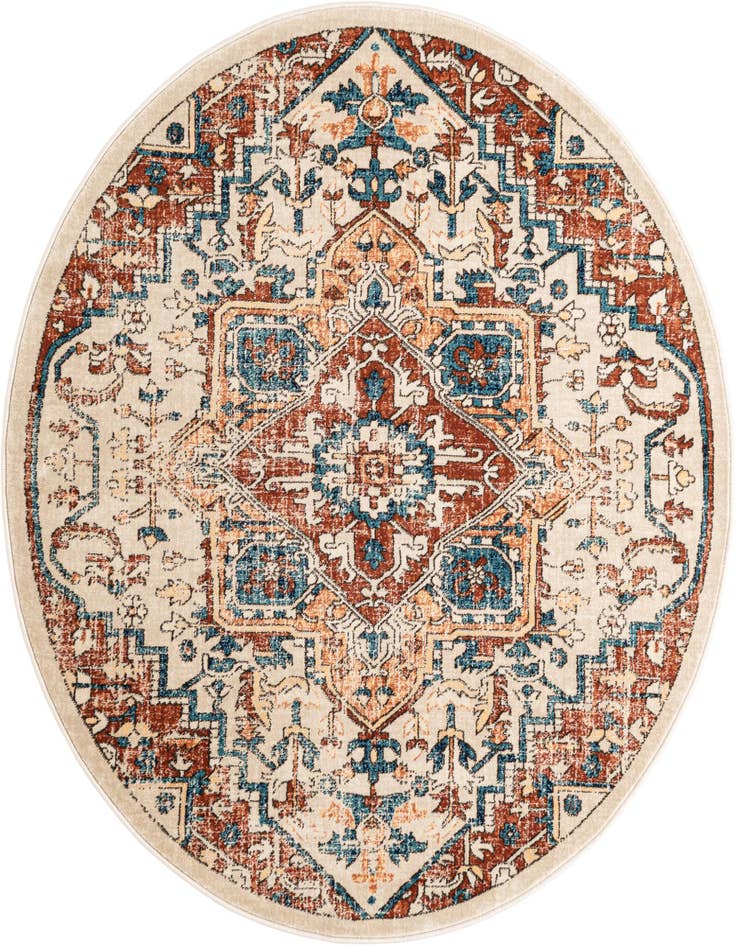 Detail image of 5' 3 x 5' 3 Dahlia Round Rug