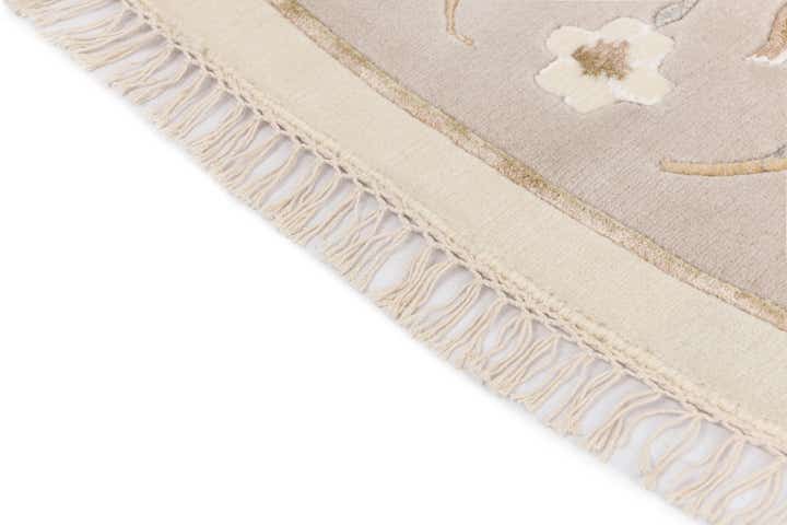 9' 11 x 9' 11 Hand Knotted Darya Wool Round Rug