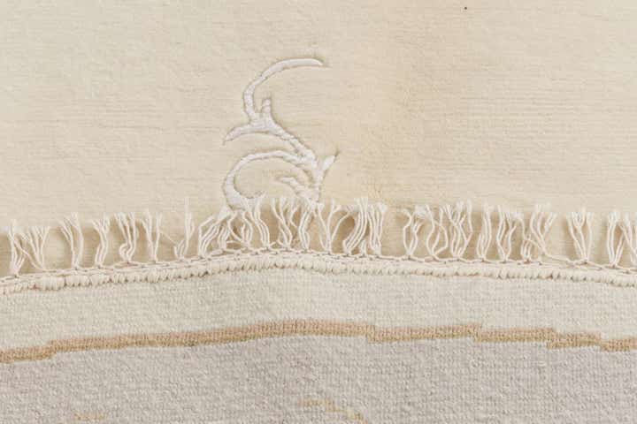 9' 11 x 9' 11 Hand Knotted Darya Wool Round Rug