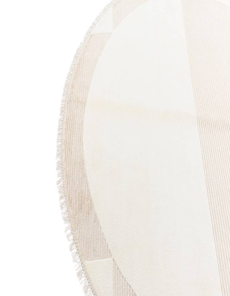 Detail image of 6' 6 x 6' 6  Hand Knotted Darya Wool Round Rug