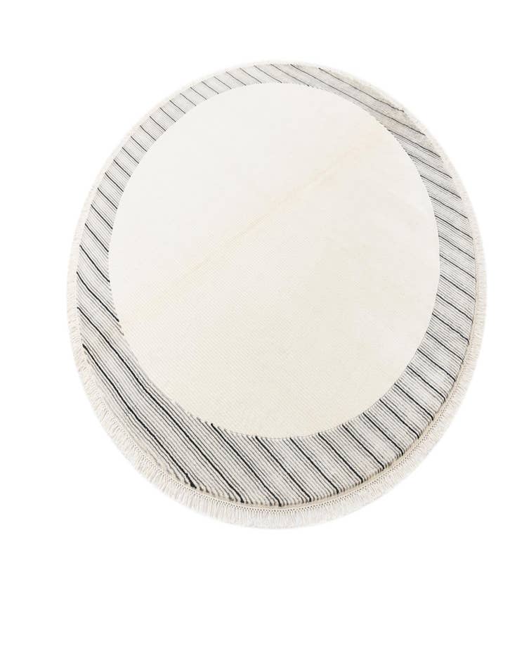 Detail image of 6' 6 x 6' 6  Hand Knotted Darya Wool Round Rug