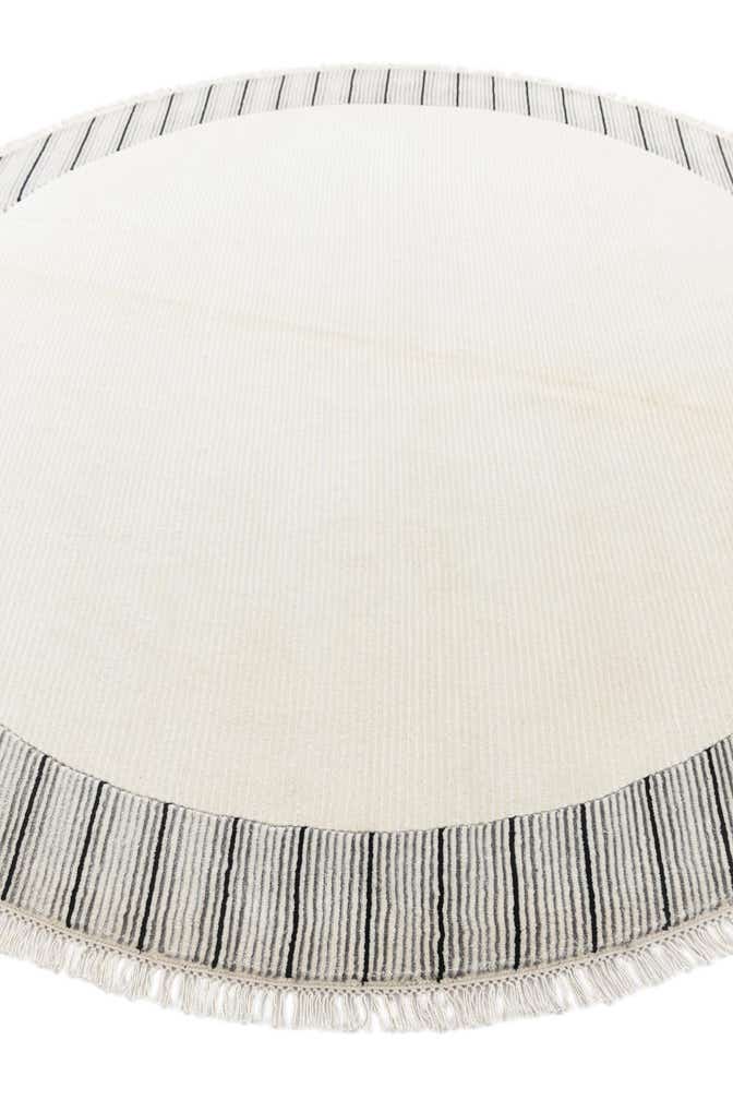 6' 6 x 6' 6 Hand Knotted Darya Wool Round Rug