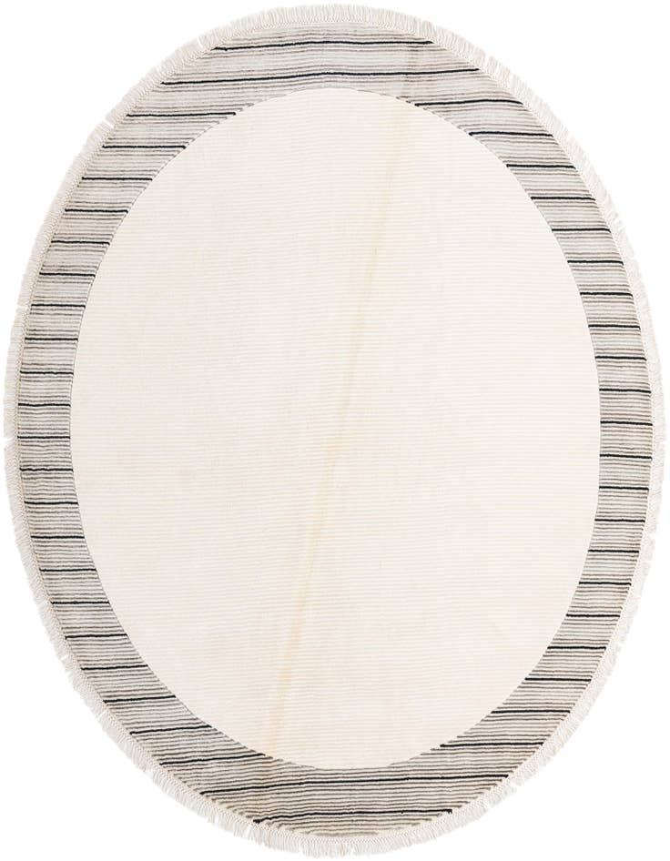 Detail image of 6' 6 x 6' 6 Hand Knotted Darya Wool Round Rug