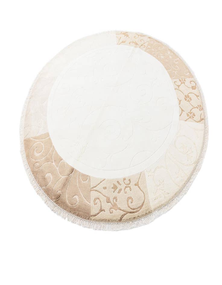 Detail image of 6' 5 x 6' 5  Hand Knotted Darya Wool Round Rug