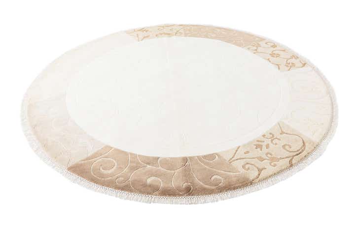 6' 5 x 6' 5 Hand Knotted Darya Wool Round Rug