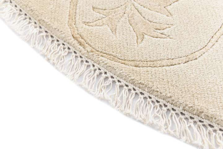 6' 5 x 6' 5 Hand Knotted Darya Wool Round Rug