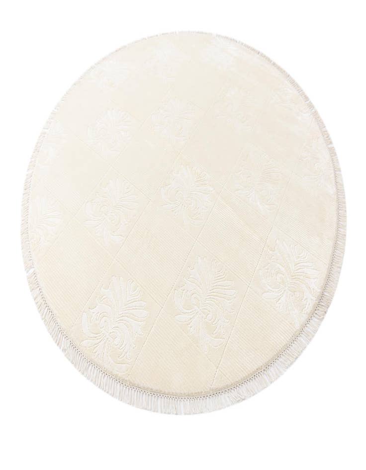 Detail image of 6' 6 x 6' 6  Hand Knotted Darya Wool Round Rug