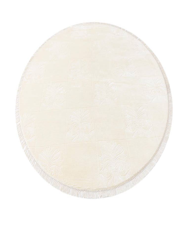 Detail image of 6' 6 x 6' 6  Hand Knotted Darya Wool Round Rug