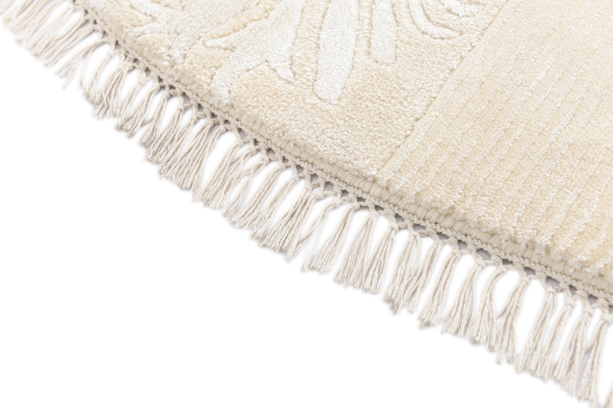 6' 6 x 6' 6 Hand Knotted Darya Wool Round Rug