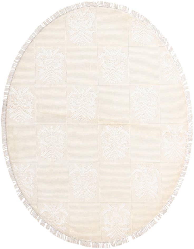 Detail image of 6' 6 x 6' 6 Hand Knotted Darya Wool Round Rug