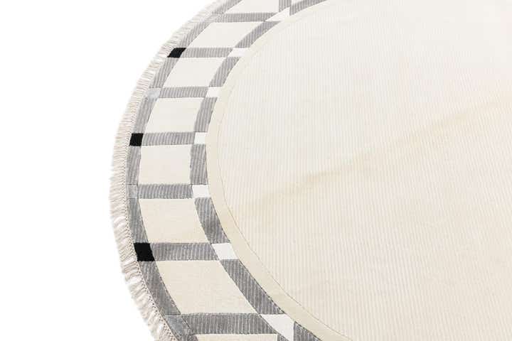 6' 7 x 6' 7 Hand Knotted Darya Wool Round Rug