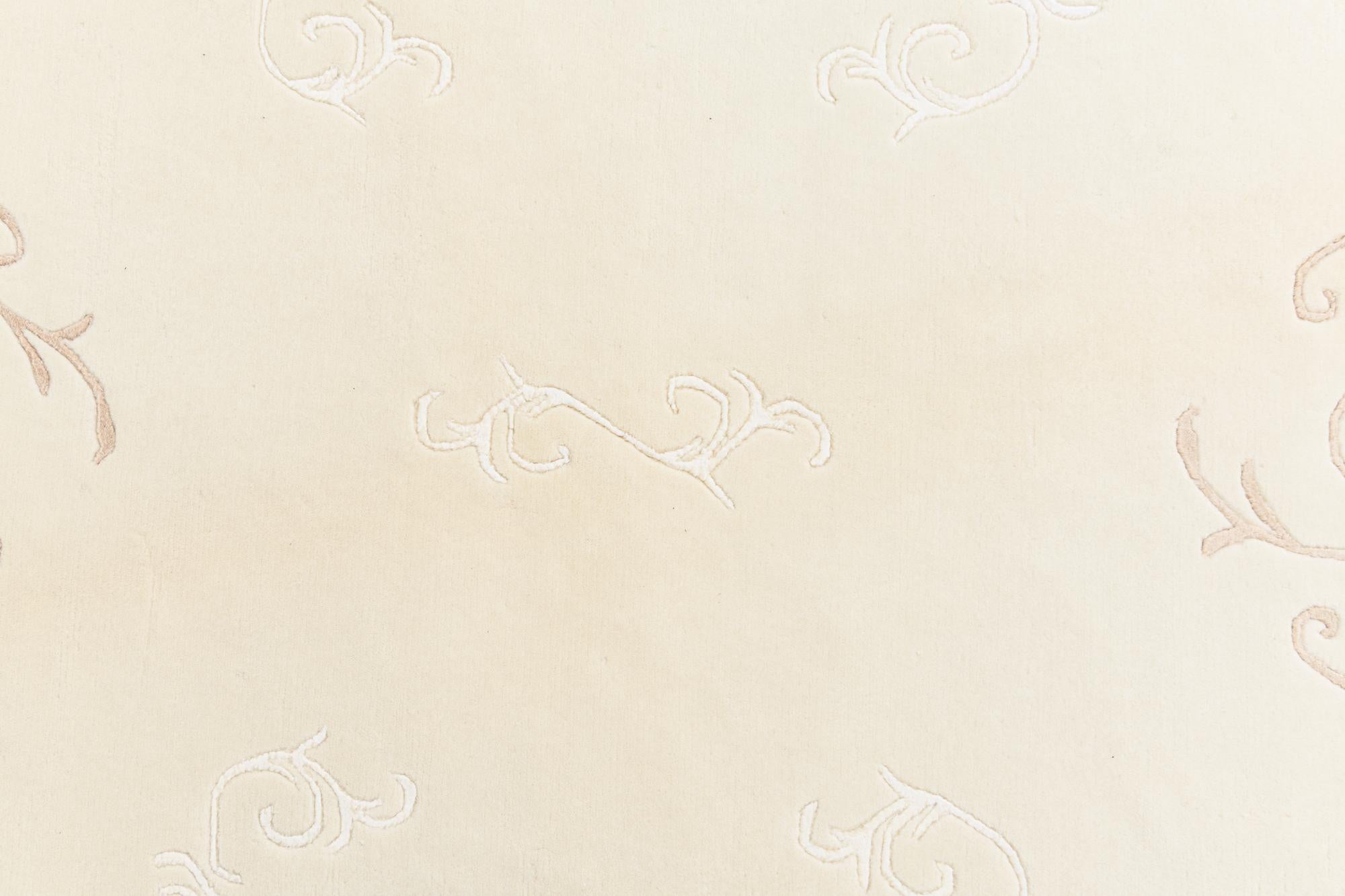 8' 1 x 8' 1 Hand Knotted Darya Wool Round Rug