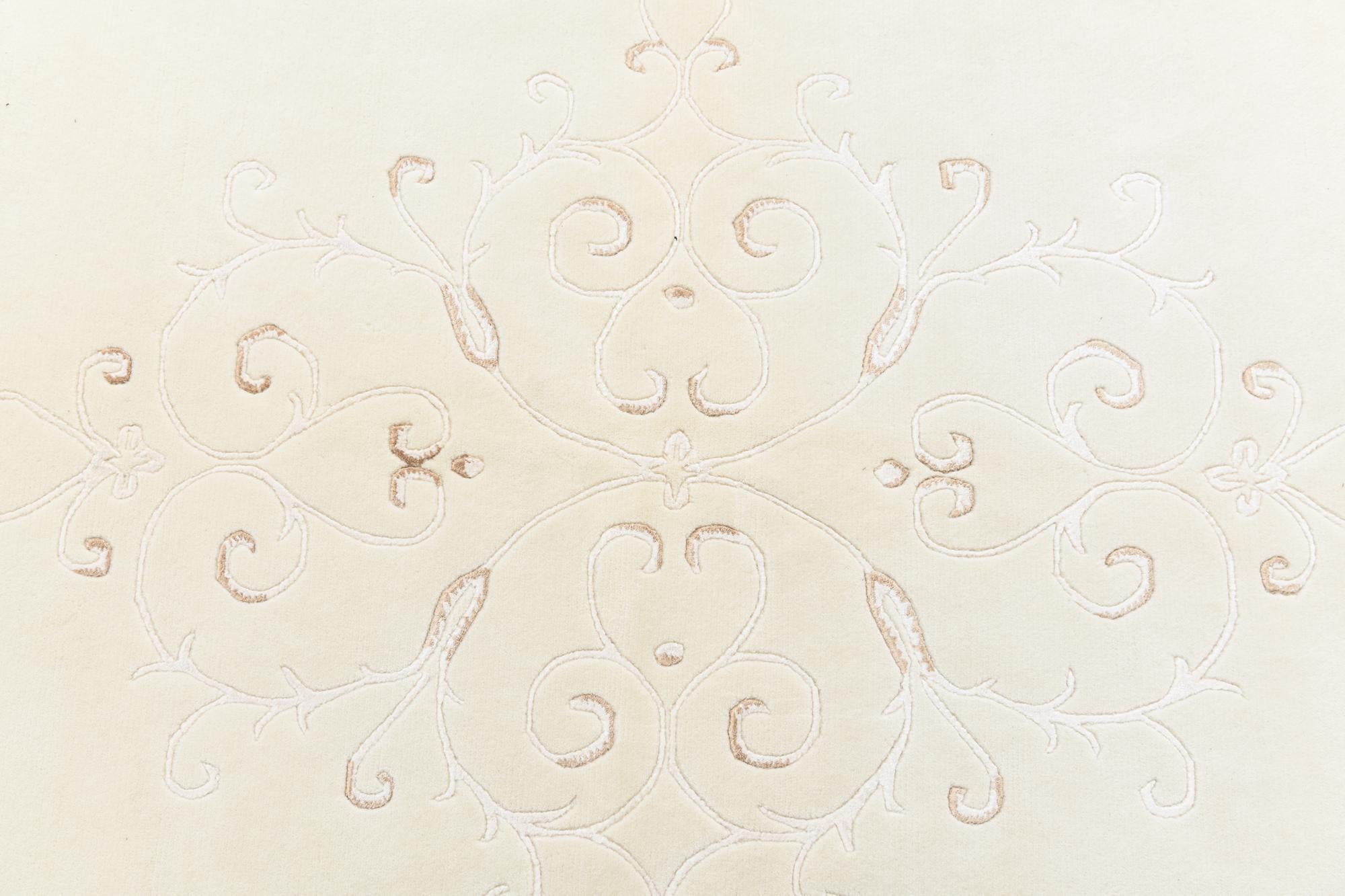 8' 3 x 8' 3 Hand Knotted Darya Wool Round Rug