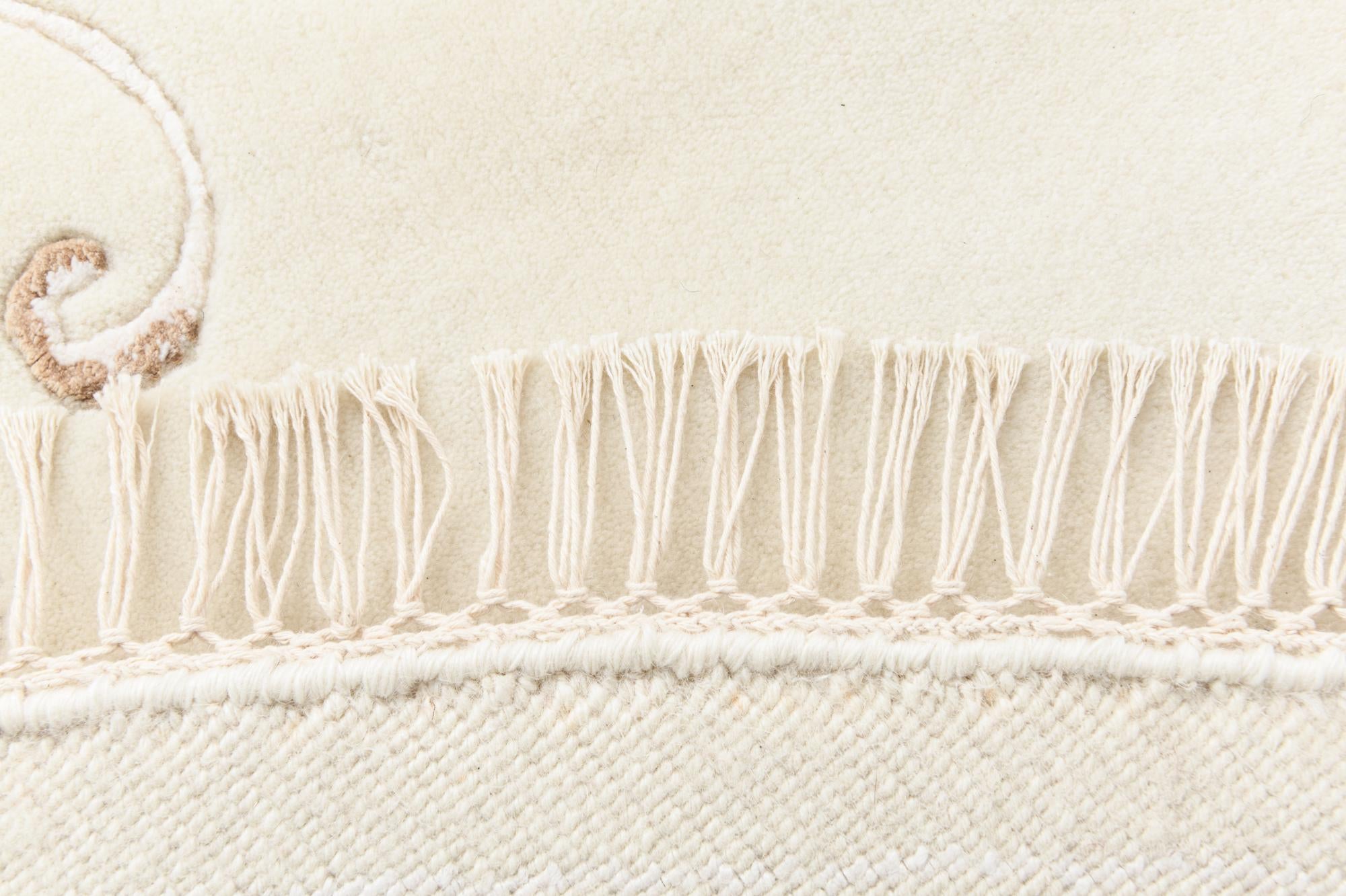 8' 3 x 8' 3 Hand Knotted Darya Wool Round Rug