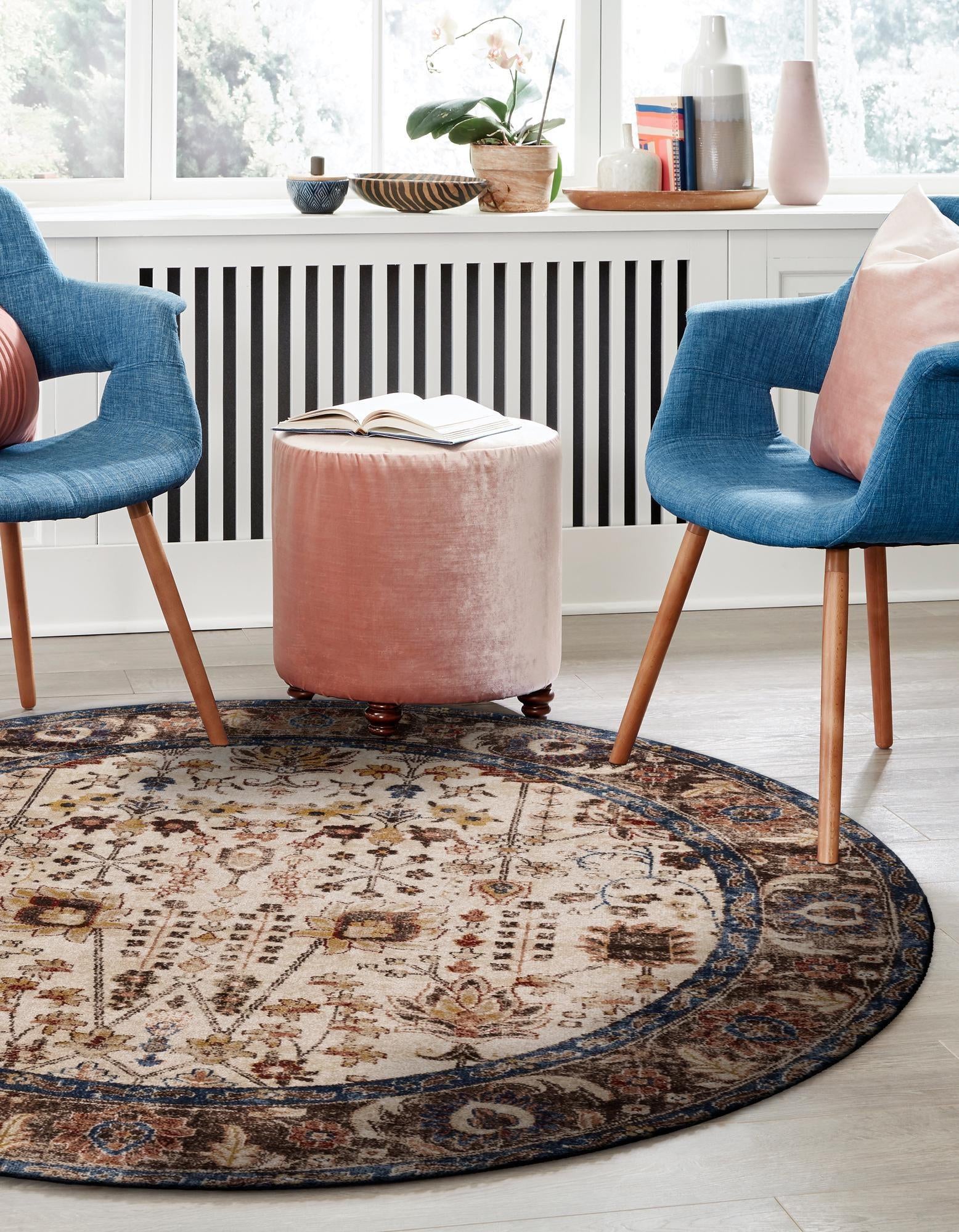 8' x 8' Eden Round Rug
