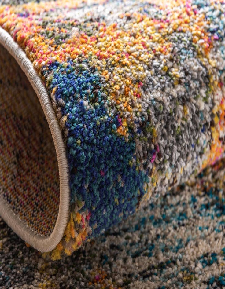 Detail image of 8' x 8' Washable El Paso Round Rug