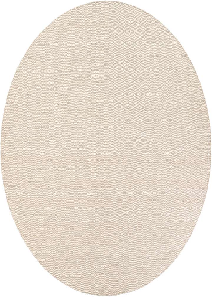 10' x 10' Hand Woven Geo Trellis Flatweave Round Rug