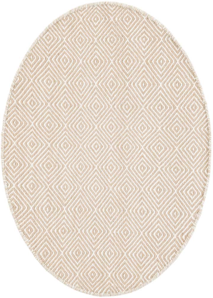 3' 1 x 3' 1 Hand Woven Geo Trellis Flatweave Round Rug