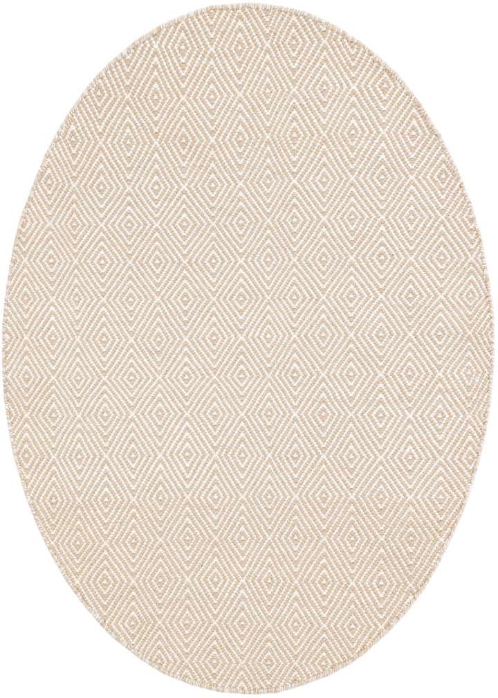 4' 1 x 4' 1 Hand Woven Geo Trellis Flatweave Round Rug