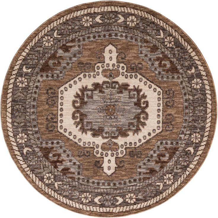 Detail image of 5' x 5' Grand Tradition Round Rug