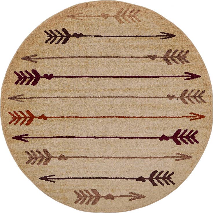 Detail image of 7' 10 x 7' 10 Harvest Round Rug