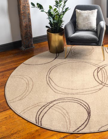 3' 3 x 3' 3 Harvest Round Rug