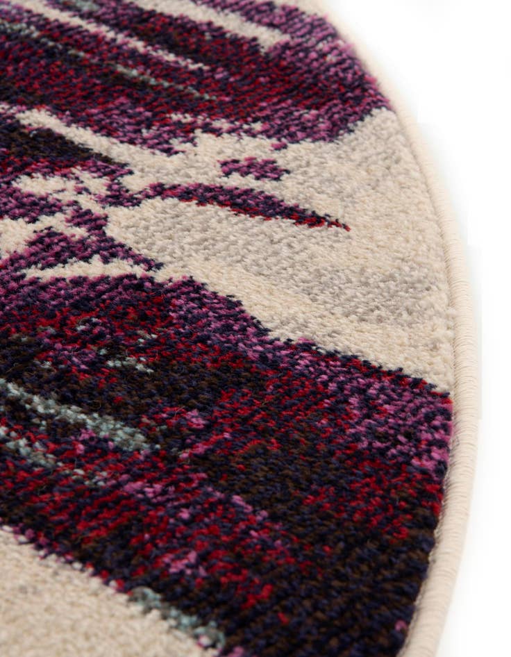 Detail image of 8' x 8' Washable Hyacinth Round Rug