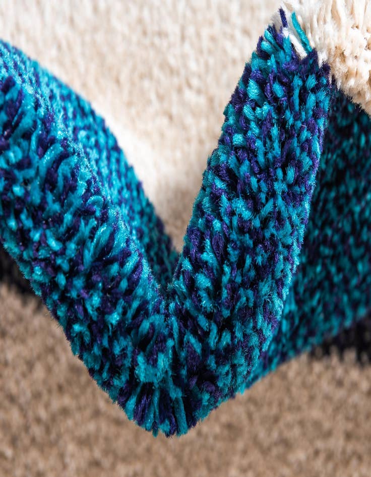 Detail image of 8' x 8' Washable Hyacinth Round Rug