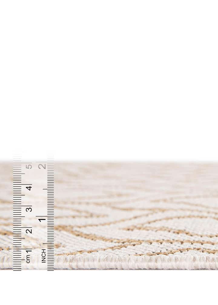 4' x 4' Easy-Clean Jill Zarin Turks and Caicos Indoor / Outdoor Round Rug