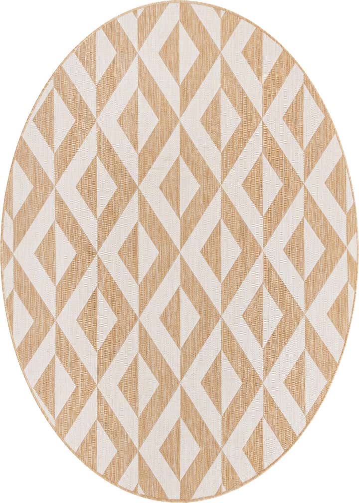 6' 7 x 6' 7 Easy-Clean Jill Zarin Napa Indoor / Outdoor Round Rug