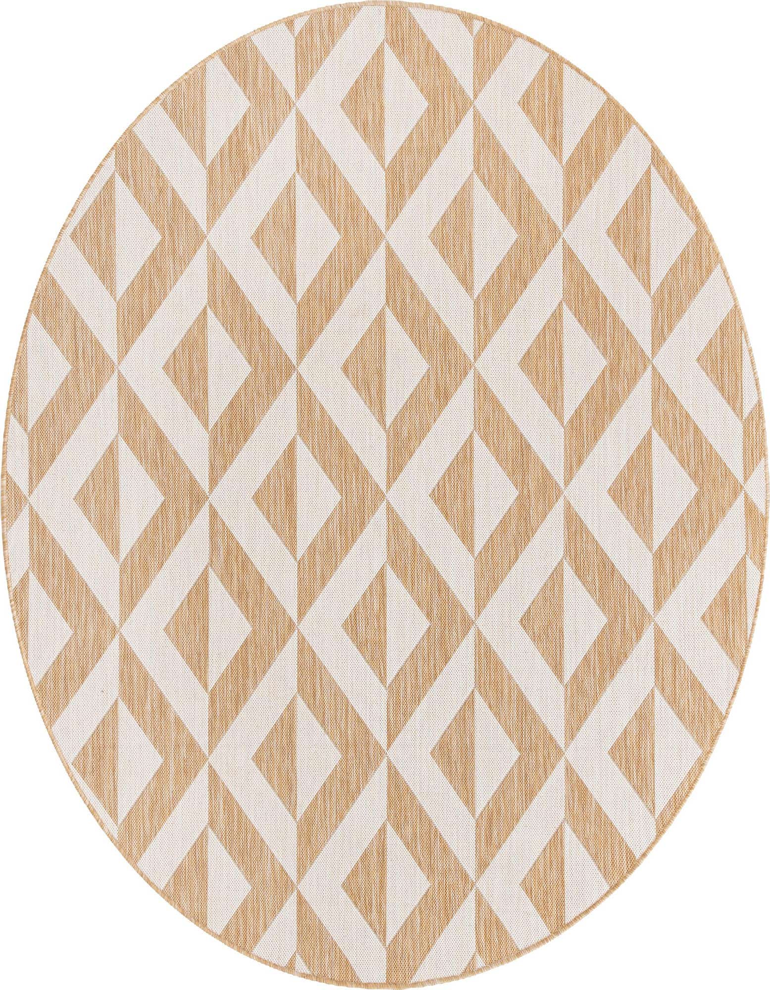 6' 7 x 6' 7 Easy-Clean Jill Zarin Napa Indoor / Outdoor Round Rug
